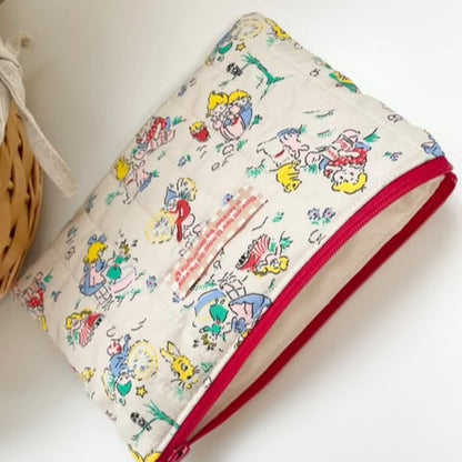 【即納】Little Fairy Tale / イラスト / 妖精 / キルティング / コットン［QU026］